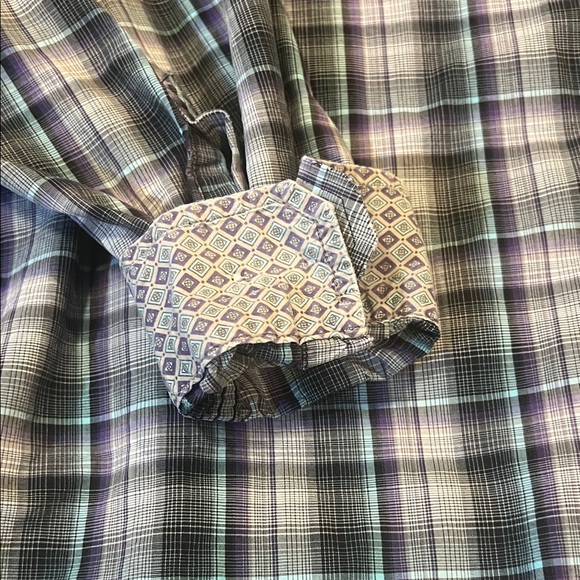 Cinch Purple & Gray Plaid Button-Down Shirt - Picture 10 of 10